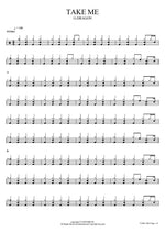 TAKE ME G DRAGON Full Drum Transcription / Drum Sheet Music COPYDRUM