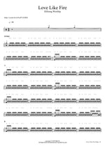 Love Like Fire Hillsong Worship Full Drum Transcription / Drum Sheet Music COPYDRUM
