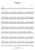 Honeypie - Jawny drum sheet music