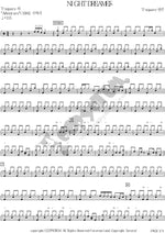 Night Dreamer T Square (ティー・スクェア) Full Drum Transcription / Drum Sheet Music COPYDRUM