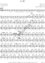 오,예! 형돈이와 대준이 Full Drum Transcription / Drum Sheet Music COPYDRUM