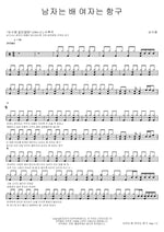 A Man Is a Ship, A Woman Is a Harbor (남자는배여자는항구) Sim Soo Bong (심수봉) Full Drum Transcription / Drum Sheet Music COPYDRUM