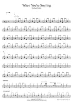 When You're Smiling Michael Buble Full Drum Transcription / Drum Sheet Music COPYDRUM
