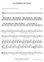 Las Palabras de Amor (The Words of Love) Queen Full Drum Transcription / Drum Sheet Music COPYDRUM