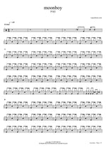 Moonboy - Jvke drum sheet music