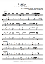 Rock Candy Montrose Full Drum Transcription / Drum Sheet Music Realsongbook