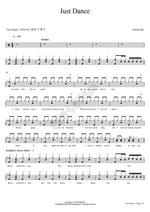 Just Dance Vanilla Sky Full Drum Transcription / Drum Sheet Music COPYDRUM