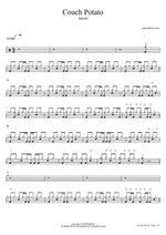 Couch Potato - Jakubi drum sheet music