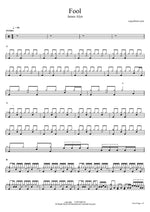 Fool - James Alyn drum sheet music