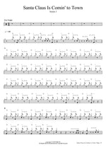 Santa Claus Is Comin' to Town - Jessie J drum sheet music