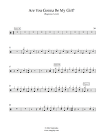 Are You Gonna Be My Girl - Jet drum sheet music