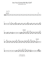 Are You Gonna Be My Girl - Jet drum sheet music