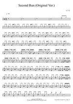 Second Run (Original Ver.) (Second Run (Original Ver.)) Nam Gu Min (남구민) Full Drum Transcription / Drum Sheet Music COPYDRUM