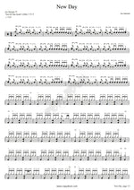 New Day Joe Satriani Full Drum Transcription / Drum Sheet Music COPYDRUM