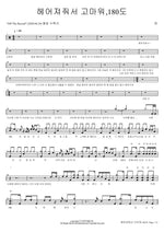 Thank You for Breaking Up with Me, 180 Degrees (헤어져줘서 고마워,180도) BEN (벤) Full Drum Transcription / Drum Sheet Music COPYDRUM