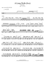 A Long Walk - Jill Scott drum sheet music
