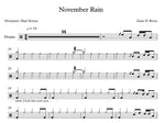 November Rain Guns N' Roses Full Drum Transcription / Drum Sheet Music Franki Bio