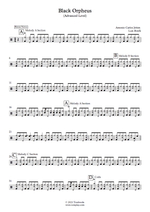 Manhã de Carnaval (Black Orpheus) - Luiz Bonfá drum sheet music