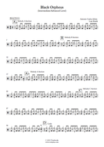 Manhã de Carnaval (Black Orpheus) - Luiz Bonfá drum sheet music
