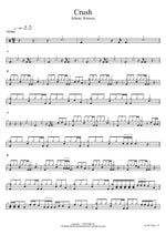 Crush - Johnny Stimson drum sheet music