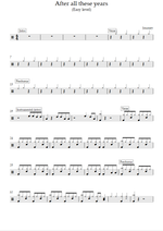 After All These Years - Journey drum sheet music