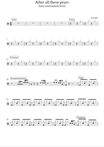 After All These Years - Journey drum sheet music