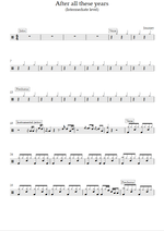 After All These Years - Journey drum sheet music