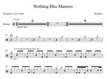 Nothing Else Matters Metallica Full Drum Transcription / Drum Sheet Music Franki Bio