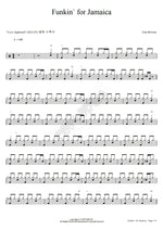 Funkin' for Jamaica Tom Browne Full Drum Transcription / Drum Sheet Music COPYDRUM