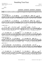Smashing Your Face (Smashing Your Face) Broken Valentine (브로큰 발렌타인) Full Drum Transcription / Drum Sheet Music COPYDRUM
