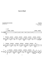 Love is Dead Tokio Hotel Full Drum Transcription / Drum Sheet Music Jaslow Drum Sheets