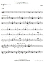 Master of Illusion Gotthard Full Drum Transcription / Drum Sheet Music COPYDRUM