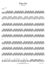 Wipe Out The Surfaris Full Drum Transcription / Drum Sheet Music COPYDRUM