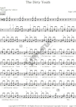 Fight The Dirty Youth Full Drum Transcription / Drum Sheet Music COPYDRUM