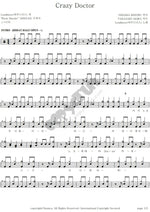 Crazy Doctor Loudness (ラウドネス) Full Drum Transcription / Drum Sheet Music COPYDRUM