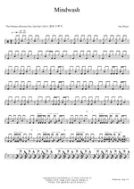 Mindwash Nerve Full Drum Transcription / Drum Sheet Music COPYDRUM