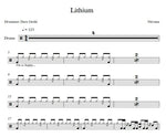 Lithium Nirvana Full Drum Transcription / Drum Sheet Music Franki Bio