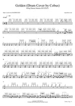 Golden (Huntrix) (Cobus Drum Cover) - KPop Demon Hunters Cast drum sheet music