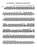 Nada Nuevo Bajo El Sol Los Bunkers Full Drum Transcription / Drum Sheet Music Carlos Dias Aidos