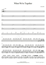 When We're Together (feat. Kristen Bell, Idina Menzel, Josh Gad, Jonathan Groff) Olaf's Frozen Adventure Cast Full Drum Transcription / Drum Sheet Music COPYDRUM