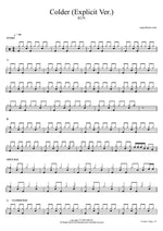 Colder - Kun (蔡徐坤) drum sheet music