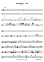 drugs and you Conor Matthews Full Drum Transcription / Drum Sheet Music COPYDRUM