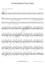 (I Just) Died in Your Arms Cutting Crew Full Drum Transcription / Drum Sheet Music COPYDRUM