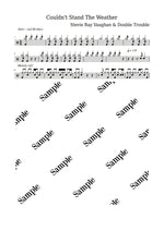 Couldn't Stand the Weather Stevie Ray Vaughan & Double Trouble Full Drum Transcription / Drum Sheet Music KiwiDrums