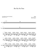 She Has No Time Keane Full Drum Transcription / Drum Sheet Music Jaslow Drum Sheets