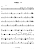Christmas Eve - Kelly Clarkson drum sheet music