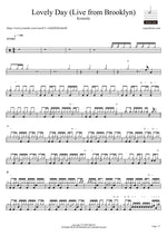 Lovely Day (Live from Brooklyn) - Kennedy drum sheet music