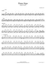 Peace Sign (ピースサイン) - Kenshi Yonezu (米津玄師) drum sheet music