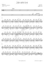 You Came Back to Me (그대 내게 다시) Rumble Fish (럼블피쉬) Full Drum Transcription / Drum Sheet Music COPYDRUM