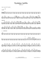 Nyalakan ApiMu GMS Live Full Drum Transcription / Drum Sheet Music COPYDRUM